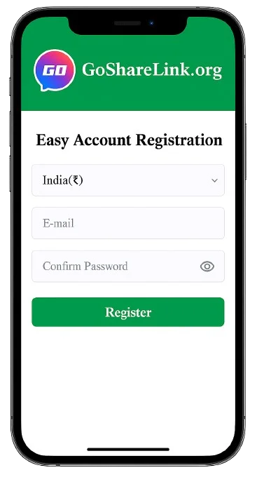 Easy Account Registration