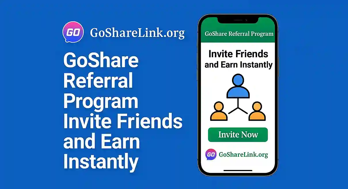GoShare Referral Program Invite Friends and Earn Instantly