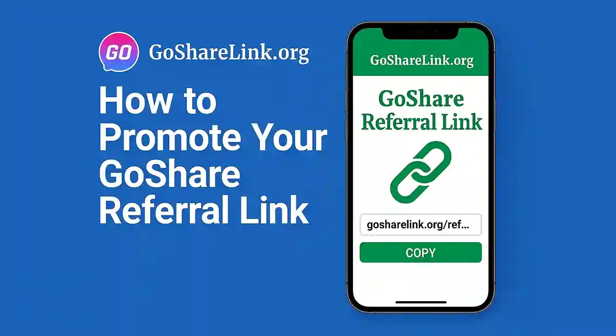 How to Promote Your GoShare Referral Link